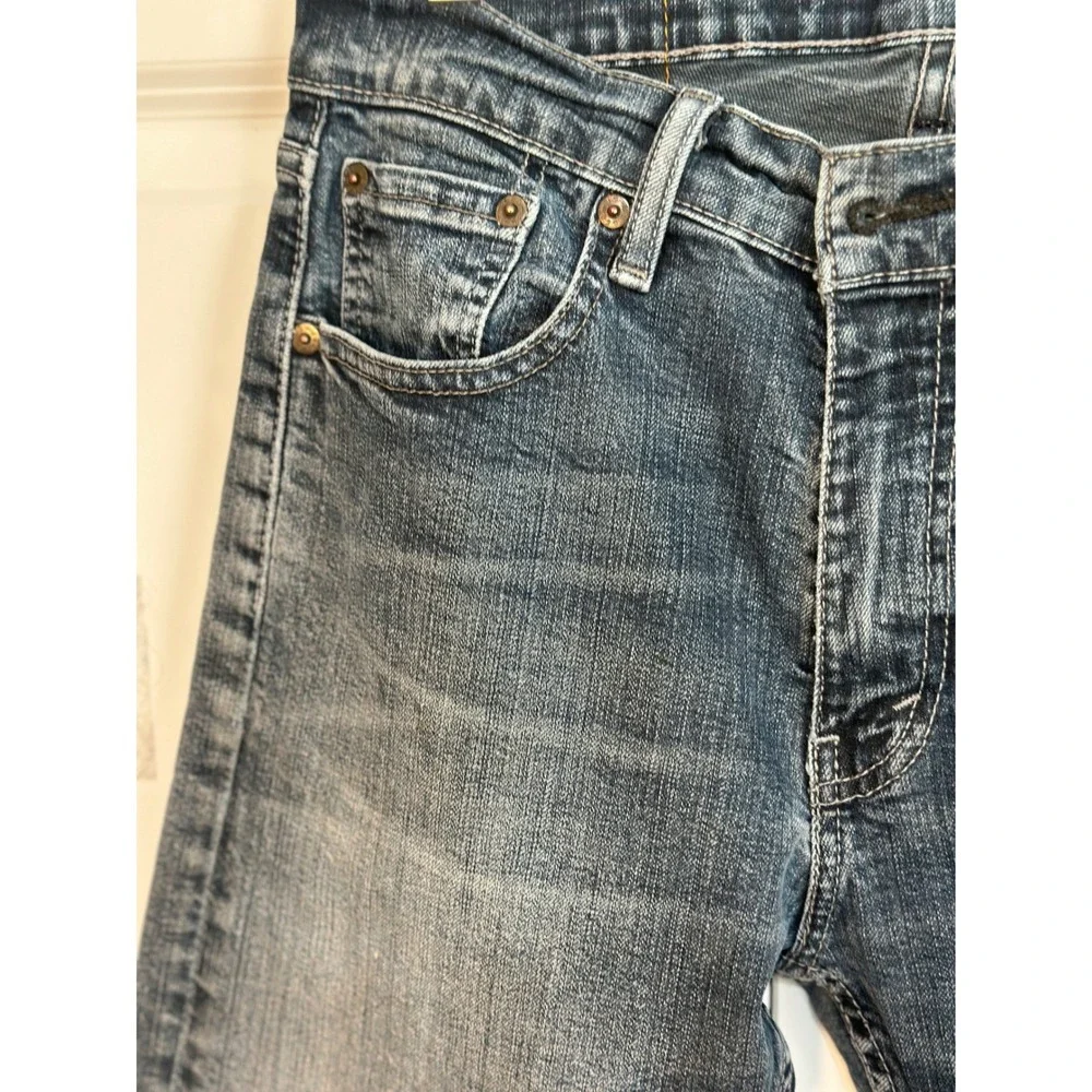 Levis 505 Regular Fit Straight Leg Denim‎ Blue Jeans Americana Streetwear 30x30
